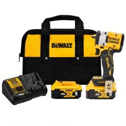 FASTENING DEWALT 20V MAX ATOMIC DCF923P2 - 3/8" IMPACT WRENCH (HOG RING) (5.0AH) W/ 2 BATTERIES AND BAG