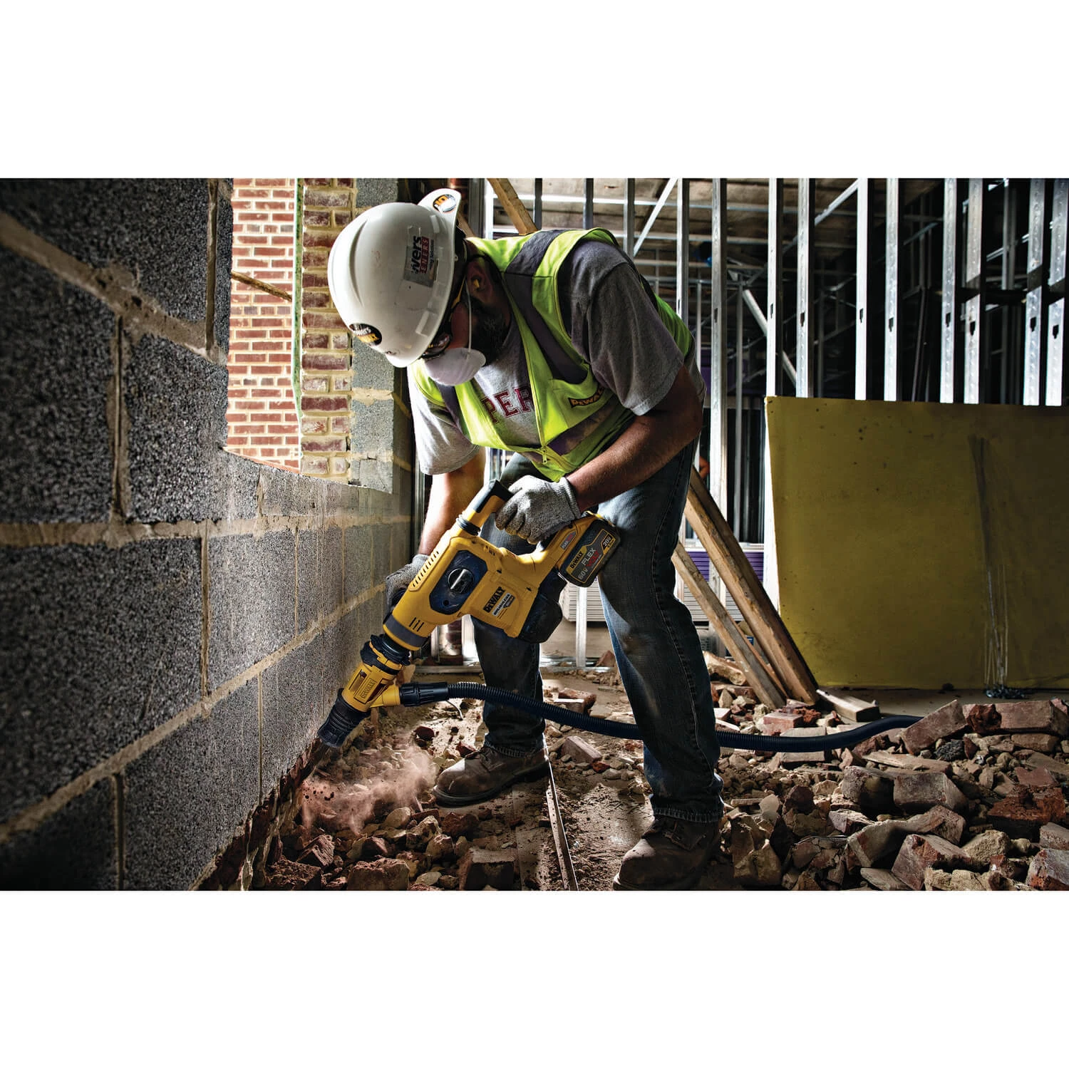 POWER TOOLS DEWALT DCH481B - 1-9/16 In. (40 Mm) SDS Max 60 V Combination Hammer Tool Only 4 POWER TOOLS DEWALT DCH481B - 1-9/16 In. (40 Mm) SDS Max 60 V Combination Hammer Tool Only