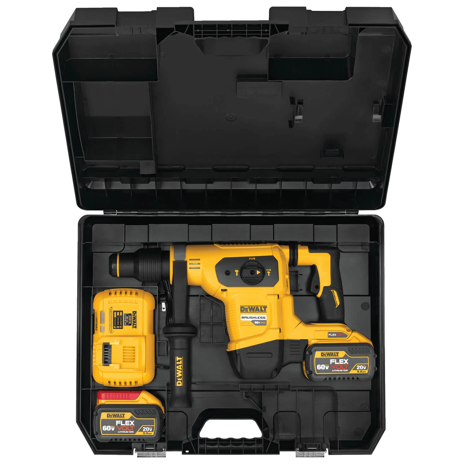 POWER TOOLS DEWALT DCH481X2 - 1-9/16 In. (40 Mm) SDS Max 60 V Combination Hammer Kit 4 POWER TOOLS DEWALT DCH481X2 - 1-9/16 In. (40 Mm) SDS Max 60 V Combination Hammer Kit