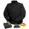 DEWALT DCHJ060C1-20V/12V MAX Black Heated Jacket Kit WORK WEAR
