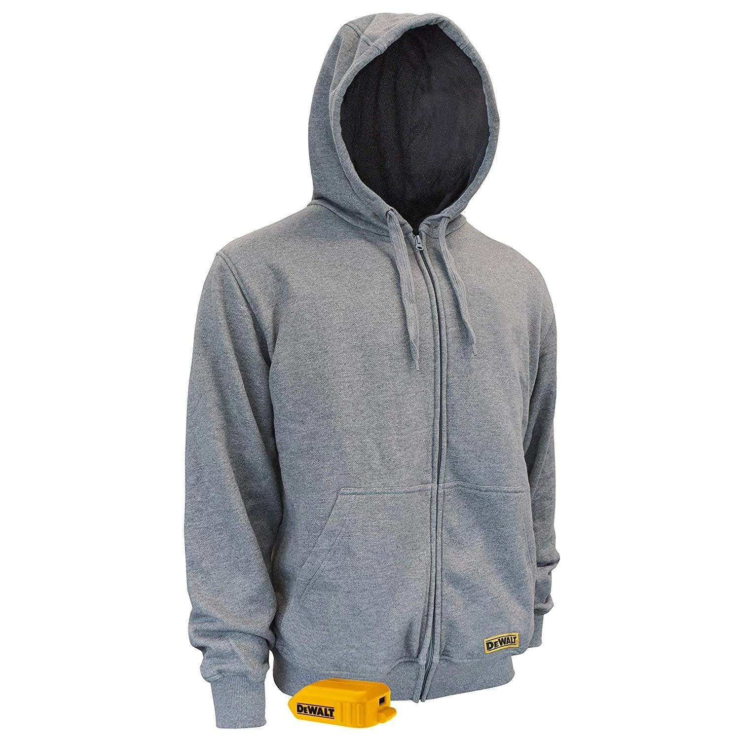 WORK WEAR DEWALT DCHJ080B - Heated Hoodie Bare - Heather Gray 4 WORK WEAR DEWALT DCHJ080B - Heated Hoodie Bare - Heather Gray