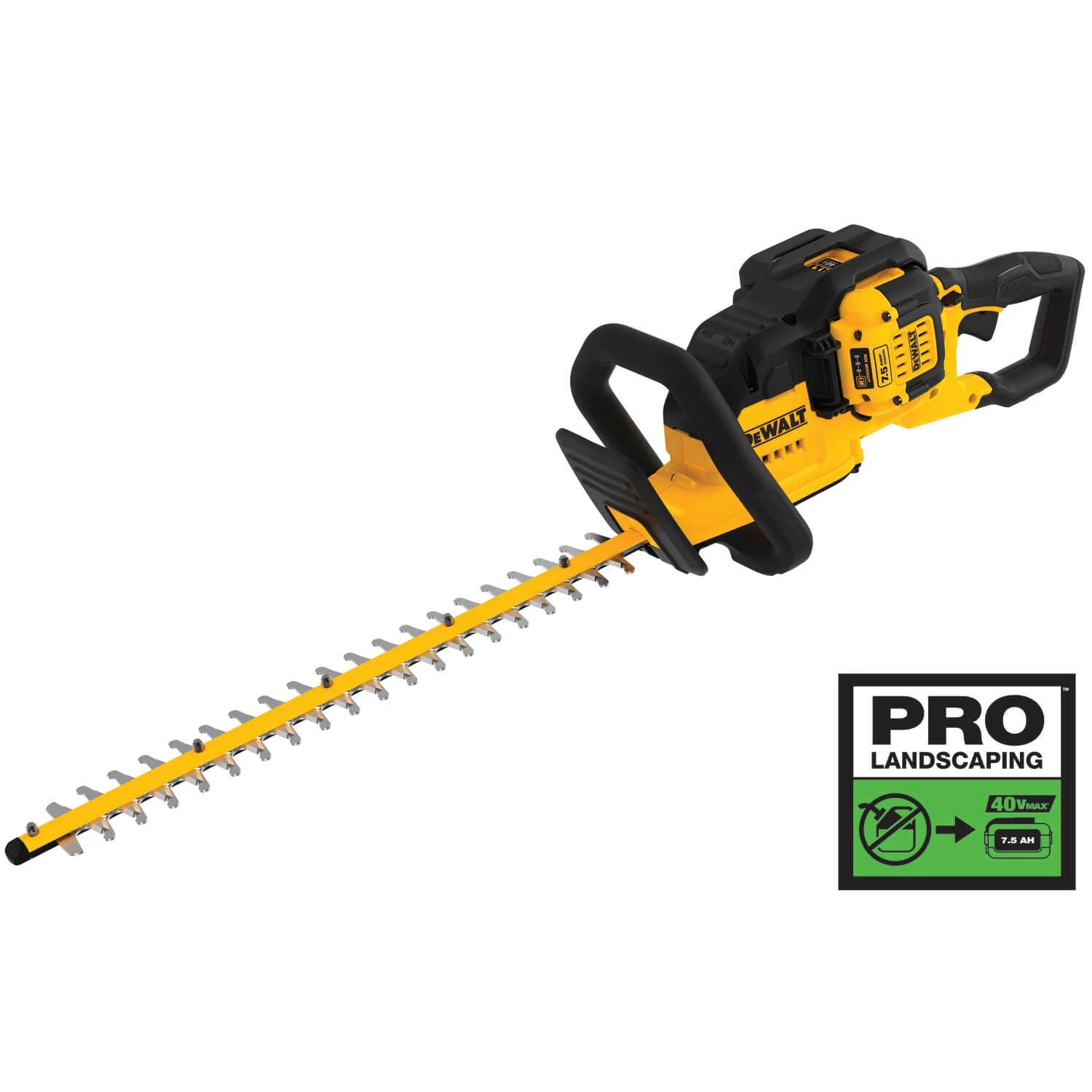 DEWALT DCHT860X1 40V MAX* XR 22" CORDLESS HEDGE TRIMMER (7.5AH) OUTDOOR TOOLS 6 DEWALT DCHT860X1 40V MAX* XR 22" CORDLESS HEDGE TRIMMER (7.5AH) OUTDOOR TOOLS