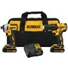 DEWALT DCK277C2 20V MAX* COMPACT BRUSHLESS DRILL/DRIVER AND IMPACT KIT 1 DEWALT DCK277C2 20V MAX* COMPACT BRUSHLESS DRILL/DRIVER AND IMPACT KIT