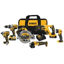 DEWALT DCK695P2 - 20 V MAX* XR LI-ION 6 TOOL COMBO KIT