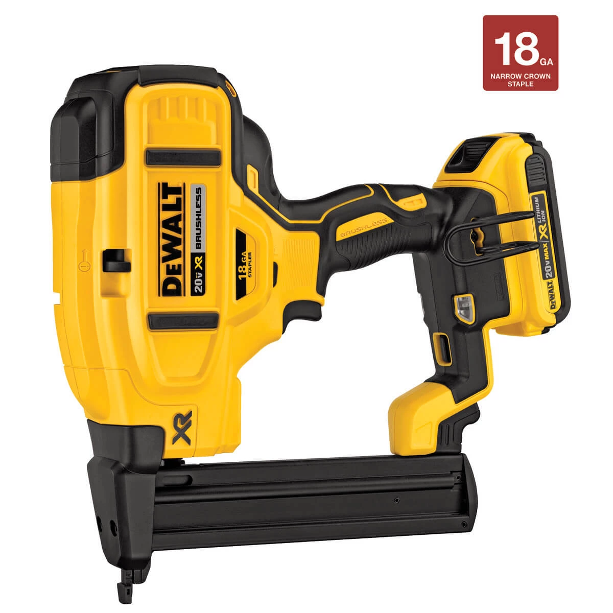 POWER TOOLS Dewalt DCN681D1 - 20V MAX 18GA NARROW CROWN STAPLER KT 3 POWER TOOLS Dewalt DCN681D1 - 20V MAX 18GA NARROW CROWN STAPLER KT