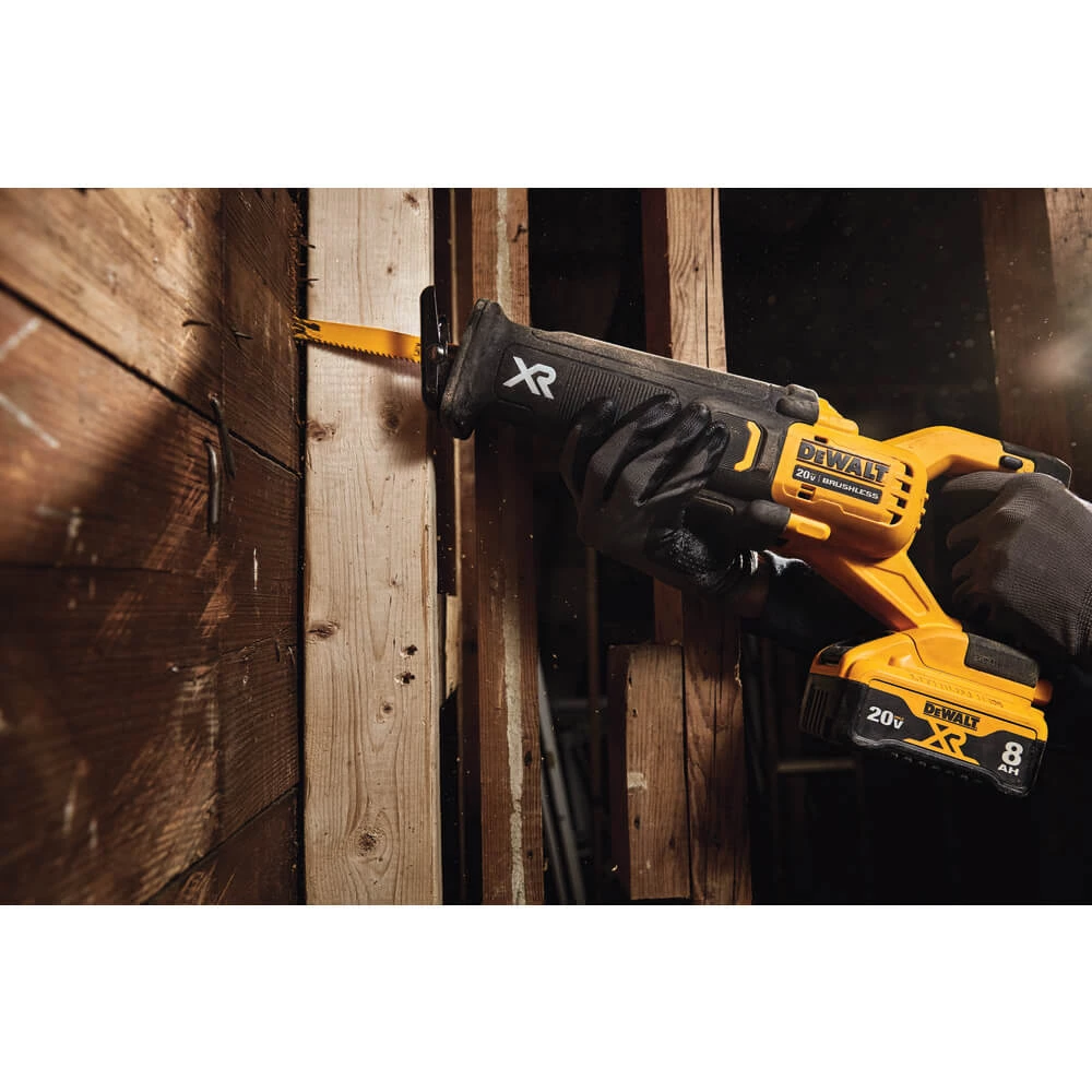 DEWALT DCS368W1 20V MAX* XR® BRUSHLESS RECIPROCATING SAW WITH POWER DETECT™ TOOL TECHNOLOGY KIT 11 DEWALT DCS368W1 20V MAX* XR® BRUSHLESS RECIPROCATING SAW WITH POWER DETECT™ TOOL TECHNOLOGY KIT