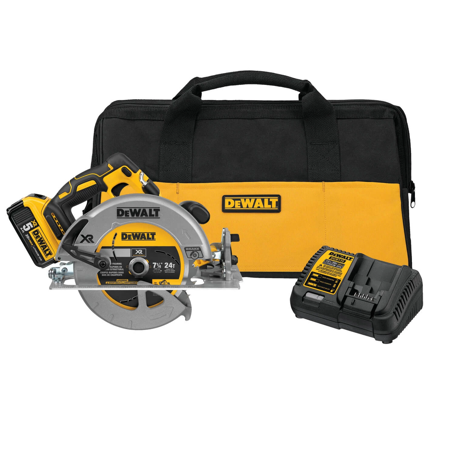 POWER TOOLS Dewalt DCS570P1 20V MAX XR 7-1/4" Circular Saw Kit 3 POWER TOOLS Dewalt DCS570P1 20V MAX XR 7-1/4" Circular Saw Kit