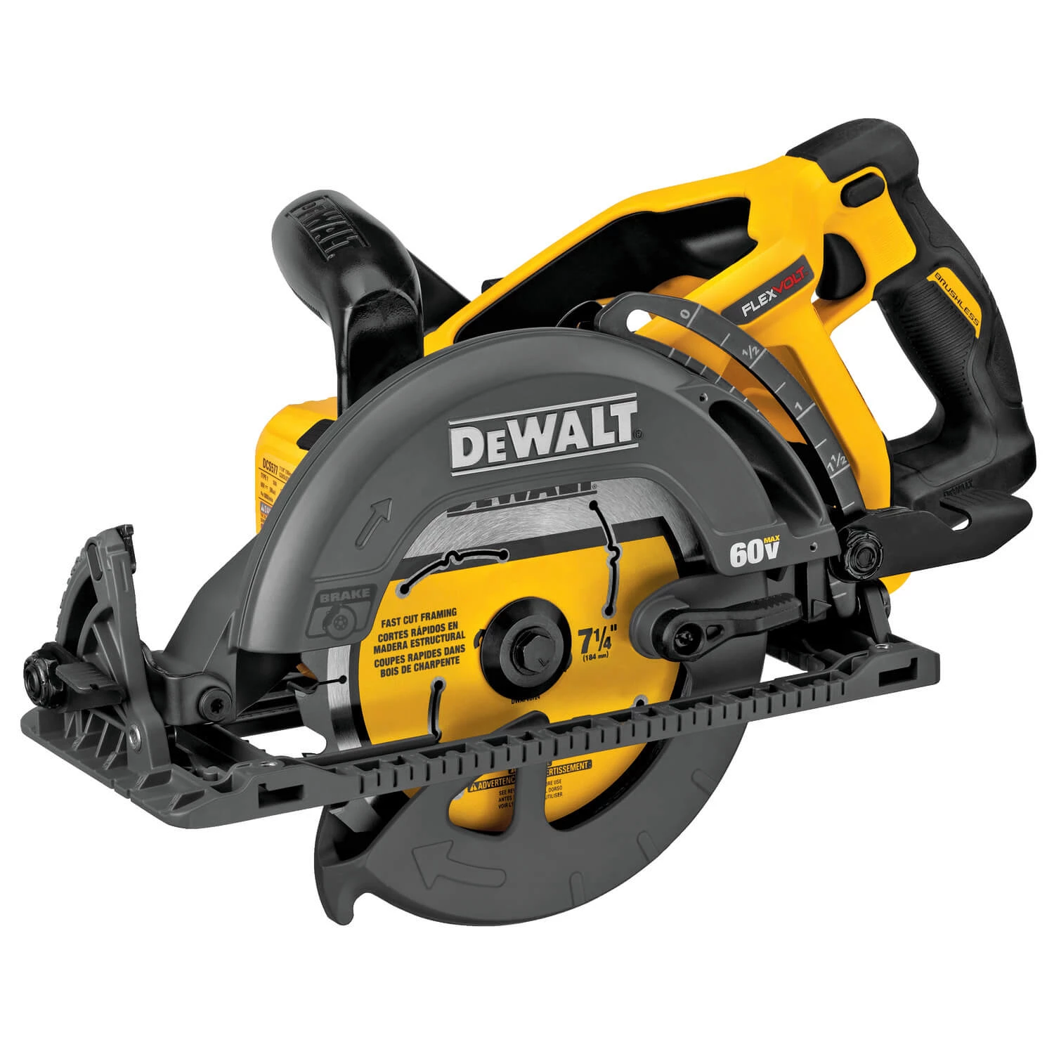 POWER TOOLS Dewalt DCS577B - FLEXVOLT 7-1/4" Framer Circular Saw- Worm Drive Style 4 POWER TOOLS Dewalt DCS577B - FLEXVOLT 7-1/4" Framer Circular Saw- Worm Drive Style
