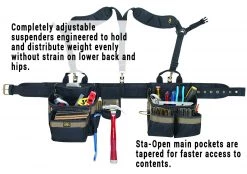 KUNYS WHAT'S NEW DeWalt DG5617 - 20 Pocket Pro Framer Tool Belt