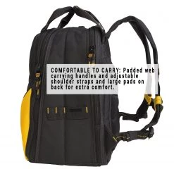 KUNYS WHAT'S NEW DeWalt DGCL33 - 33 Pocket Backpack With Light