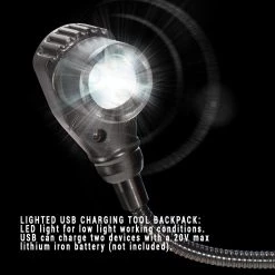 KUNYS WHAT'S NEW DeWalt DGCL33 - 33 Pocket Backpack With Light