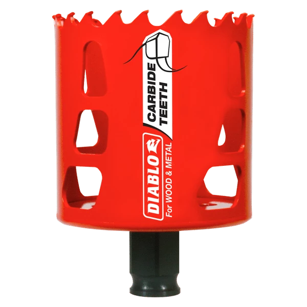 DIABLO DHS2500CT - 2‑1/2" Carbide‑Tipped Wood & Metal Holesaw SALE 3 DIABLO DHS2500CT - 2‑1/2" Carbide‑Tipped Wood & Metal Holesaw SALE
