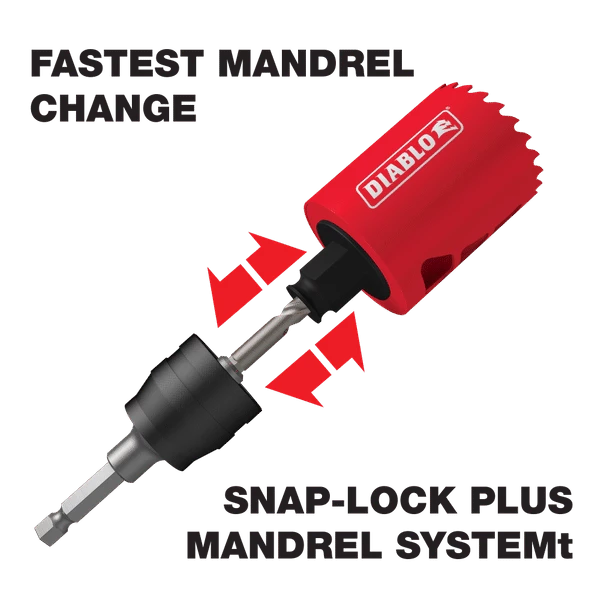 FREUD HOLE SAWS Diablo DHS2625 - 2-5/8" Hole Saw 5 FREUD HOLE SAWS Diablo DHS2625 - 2-5/8" Hole Saw