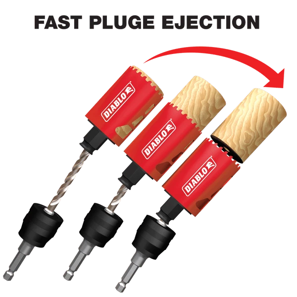 FREUD Diablo DHS4250 - 4-1/4" Hole Saw 4 FREUD Diablo DHS4250 - 4-1/4" Hole Saw