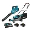 Makita DLM460CM2 - 18VX2 LXT (4AH) BL 18" LAWN MOWER KIT - W/ DUB362Z BLOWER SALE 1 Makita DLM460CM2 - 18VX2 LXT (4AH) BL 18" LAWN MOWER KIT - W/ DUB362Z BLOWER SALE