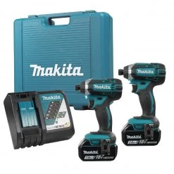 POWER TOOLS Makita DLX2149 - 2pc 18V Impact Driver Kit
