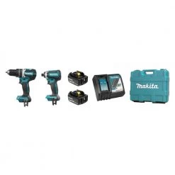 WHAT'S NEW Makita DLX2180T - 18V (5.0 Ah) LXT 2 Tool Combo Kit