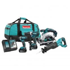 Makita DLX4058M - 18V LXT 4 Tool Combo Kit - 4.0Ah POWER TOOLS