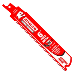 FREUD Diablo DS0608CF - 6" Carbide Thick Metal Cutting Recip Blade CUTTING ACCESSORIES