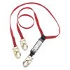 Dynamic Safety - FP7361116 - 6' Double Dyna-Pak Lanyard W/Snap Hook