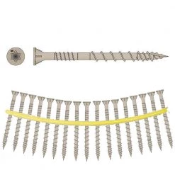 QUICK DRIVE DSVT212S - #10 2-1/2 DECK SCREWS COLOR TAN 1000pk SALE