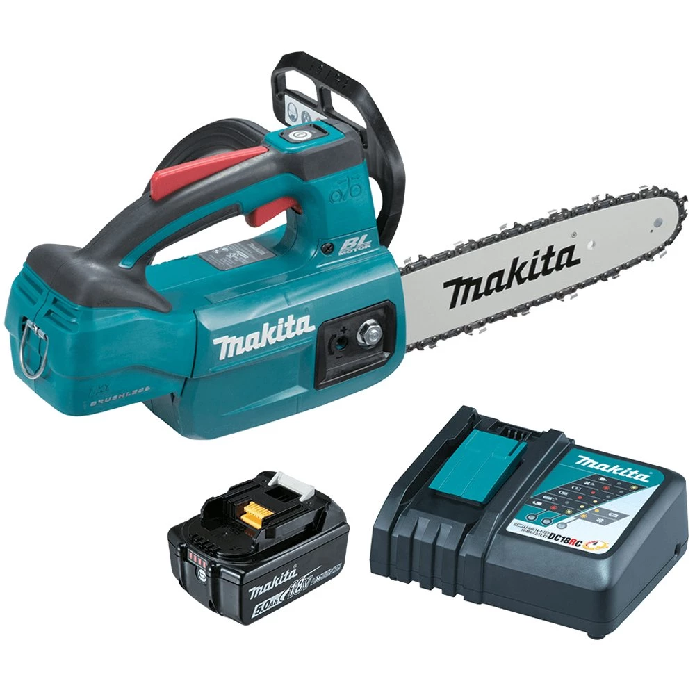Makita DUC254RT - 18V 10″ Brushless Top Handle Chainsaw Kit 3 Makita DUC254RT - 18V 10″ Brushless Top Handle Chainsaw Kit