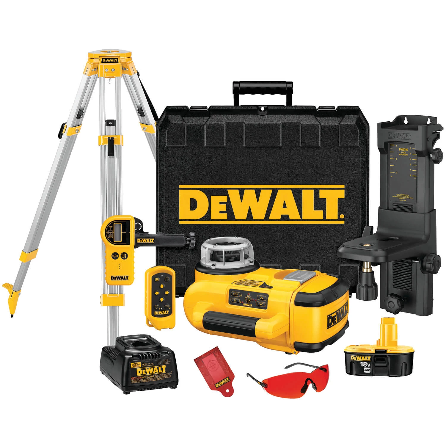 DeWALT DW079KD - 18V Cordless XRP Self-Leveling Rotary Laser Level for Indoor & Outdoor Use 4 DeWalt DW079KD - 18V Cordless XRP Self-Leveling Int/Ext WHAT'S NEW