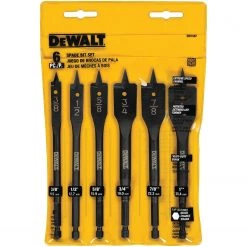 DeWALT DW1587 6-PC. HEAVY DUTY SPADE BIT SET
