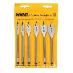 DeWALT DW1587 6-PC. HEAVY DUTY SPADE BIT SET