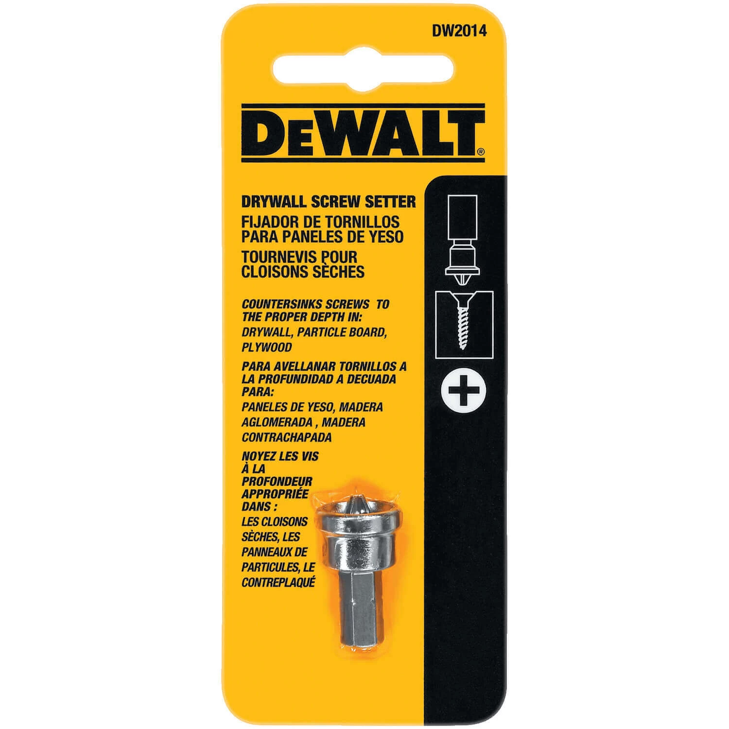 DEWALT DW2014 Drywall Screw Setter Bit Tip ACCESSORIES 4 DEWALT DW2014 Drywall Screw Setter Bit Tip ACCESSORIES