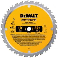 CUTTING ACCESSORIES DeWalt DW3103 General Purpose 10" 32 Tooth Blade