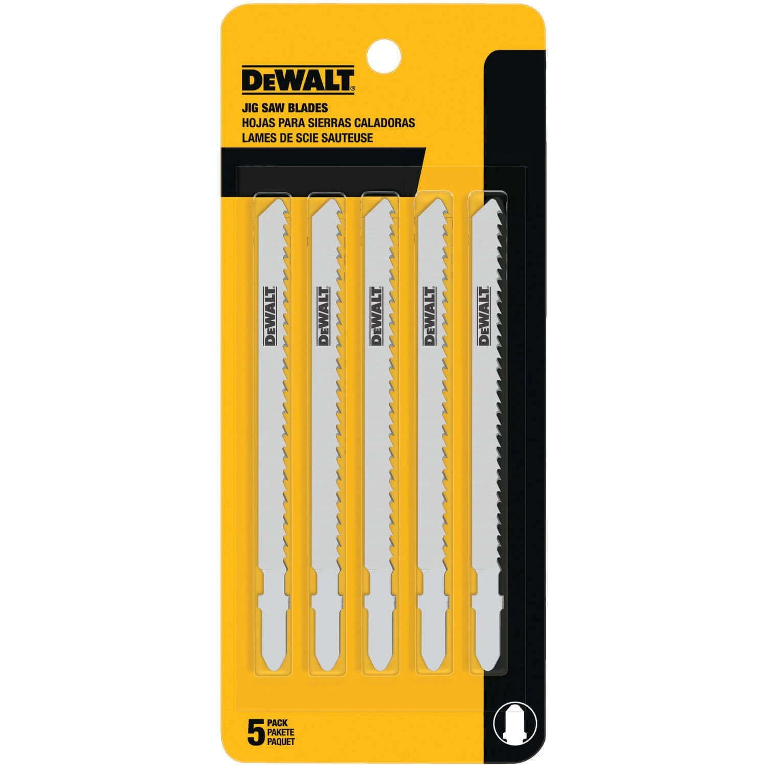 DeWalt DW3755-5 4" 8 TPI T-Shank Aluminum/Fiberglass Cut High Cobalt Steel Jig Saw Blade, 5 Pack 3 DeWalt DW3755-5 4" 8 TPI T-Shank Aluminum/Fiberglass Cut High Cobalt Steel Jig Saw Blade, 5 Pack