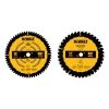 DeWalt 2PK 12 IN 60T & 40T SAW ONE BLADES