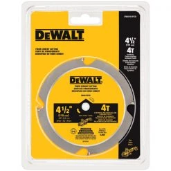 DEWALT DWA412PCD 4-1/2 IN. 4T FIBER CEMENT CUTTING CIRCULAR SAW BLADE CUTTING ACCESSORIES