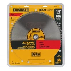 ACCESSORIES Dewalt DWA7747 - 14" 66T Heavy Gauge Ferrous Metal Cutting 1" Arbor
