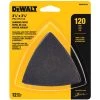 ACCESSORIES DEWALT DWASPTRI123 Hook & Loop Triangle 120 Grit Sandpaper - 12 PK