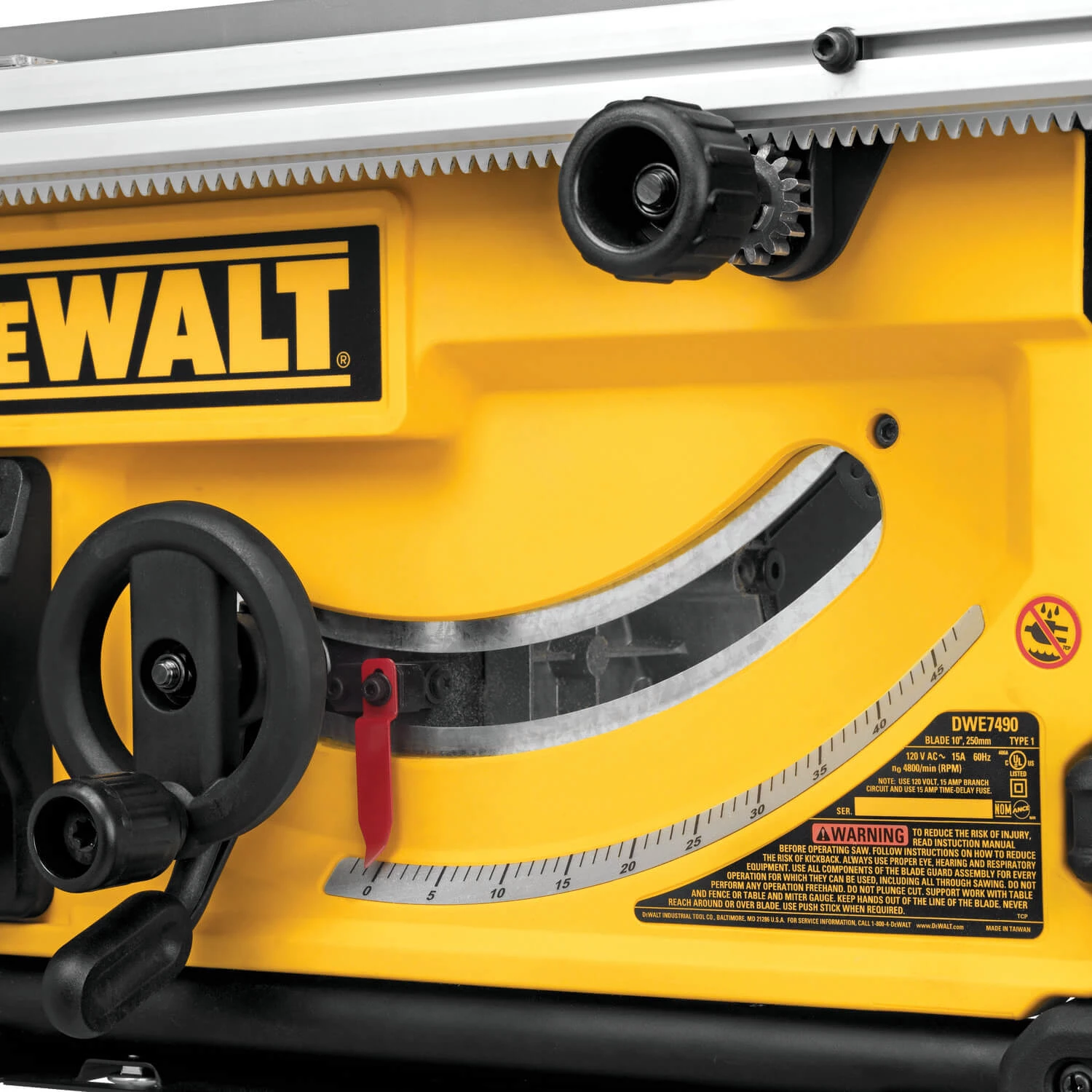 DeWALT DWE7490X - 10" Table Saw With Stand POWER TOOLS 16 DeWALT DWE7490X - 10" Table Saw With Stand POWER TOOLS