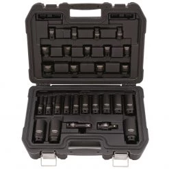 DeWalt DWMT19244 - (28 PC.) 1/2 IN. DRIVE STANDARD AND DEEP IMPACT SOCKET SET 6 PT. DRIVING AND FASTENING ACCESSORIES
