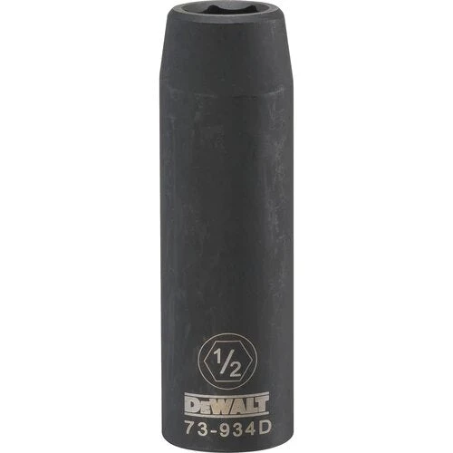 DRIVING AND FASTENING ACCESSORIES Dewalt DWMT73934OSP - 1/2 DRIVE DEEP IMPACT SOCKET - 6 POINT-1/2'' 2 DRIVING AND FASTENING ACCESSORIES Dewalt DWMT73934OSP - 1/2 DRIVE DEEP IMPACT SOCKET - 6 POINT-1/2''