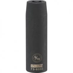 Dewalt DWMT73935OSP - 1/2 DRIVE DEEP IMPACT SOCKET - 6 POINT-9/16'' DRIVING AND FASTENING ACCESSORIES