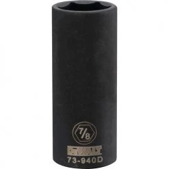 Dewalt DWMT73940OSP - 1/2 DRIVE DEEP IMPACT SOCKET - 6 POINT-7/8'' DRIVING AND FASTENING ACCESSORIES