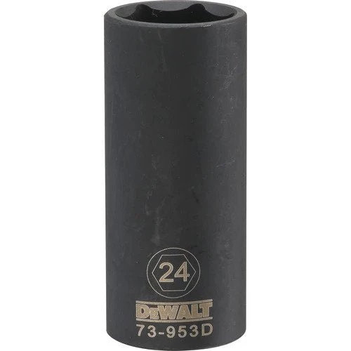DRIVING AND FASTENING ACCESSORIES Dewalt DWMT73953OSP - 1/2 DRIVE DEEP IMPACT SOCKET - 6 POINT-24MM 3 DRIVING AND FASTENING ACCESSORIES Dewalt DWMT73953OSP - 1/2 DRIVE DEEP IMPACT SOCKET - 6 POINT-24MM