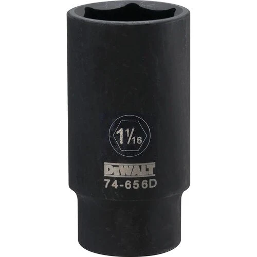 Dewalt DWMT74656OSP - 1/2 DRIVE DEEP IMPACT SOCKET - 6 POINT-1-1/16" DRIVING AND FASTENING ACCESSORIES 3 Dewalt DWMT74656OSP - 1/2 DRIVE DEEP IMPACT SOCKET - 6 POINT-1-1/16" DRIVING AND FASTENING ACCESSORIES