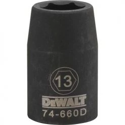 Dewalt DWMT74660OSP - 1/2 DRIVE IMPACT SOCKET - 6 POINT-13MM DRIVING AND FASTENING ACCESSORIES