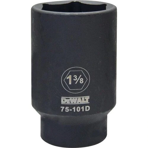 Dewalt DWMT75101OSP - 1/2 DRIVE DEEP IMPACT SOCKET - 6 POINT-1-3/8" DRIVING AND FASTENING ACCESSORIES 3 Dewalt DWMT75101OSP - 1/2 DRIVE DEEP IMPACT SOCKET - 6 POINT-1-3/8" DRIVING AND FASTENING ACCESSORIES