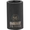 Dewalt DWMT75105OSP - 1/2 DRIVE IMPACT SOCKET - 6 POINT-16MM DRIVING AND FASTENING ACCESSORIES