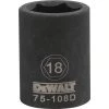 Dewalt DWMT75108OSP - 1/2 DRIVE IMPACT SOCKET - 6 POINT-18MM 2 Dewalt DWMT75108OSP - 1/2 DRIVE IMPACT SOCKET - 6 POINT-18MM