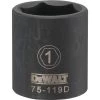 DRIVING AND FASTENING ACCESSORIES Dewalt DWMT75119OSP - 1/2 DRIVE IMPACT SOCKET - 6 POINT-1"