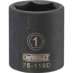 DRIVING AND FASTENING ACCESSORIES Dewalt DWMT75119OSP - 1/2 DRIVE IMPACT SOCKET - 6 POINT-1"
