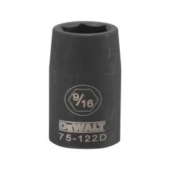 DRIVING AND FASTENING ACCESSORIES Dewalt DWMT75122OSP - 1/2 DRIVE IMPACT SOCKET - 6 POINT-9/16"